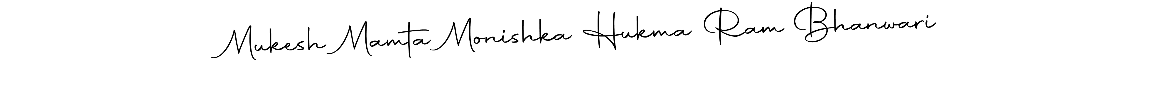 Similarly Autography-DOLnW is the best handwritten signature design. Signature creator online .You can use it as an online autograph creator for name Mukesh Mamta Monishka Hukma Ram Bhanwari. Mukesh Mamta Monishka Hukma Ram Bhanwari signature style 10 images and pictures png