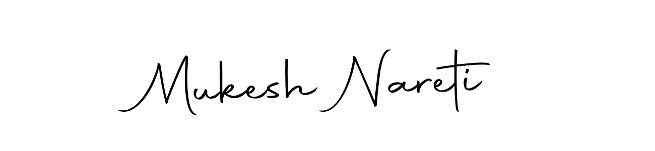 Also we have Mukesh Nareti name is the best signature style. Create professional handwritten signature collection using Autography-DOLnW autograph style. Mukesh Nareti signature style 10 images and pictures png