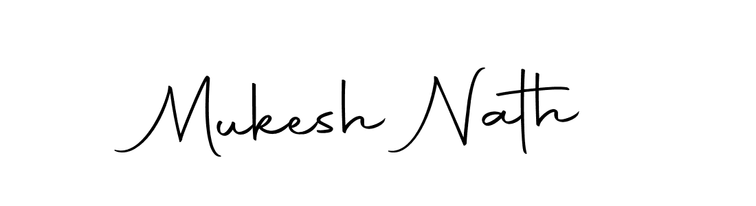 Design your own signature with our free online signature maker. With this signature software, you can create a handwritten (Autography-DOLnW) signature for name Mukesh Nath. Mukesh Nath signature style 10 images and pictures png