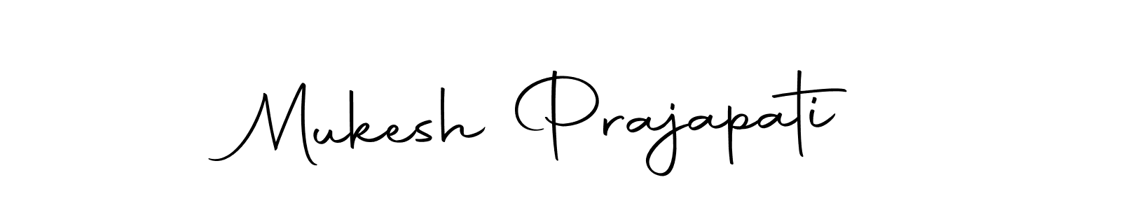 Make a beautiful signature design for name Mukesh Prajapati. With this signature (Autography-DOLnW) style, you can create a handwritten signature for free. Mukesh Prajapati signature style 10 images and pictures png