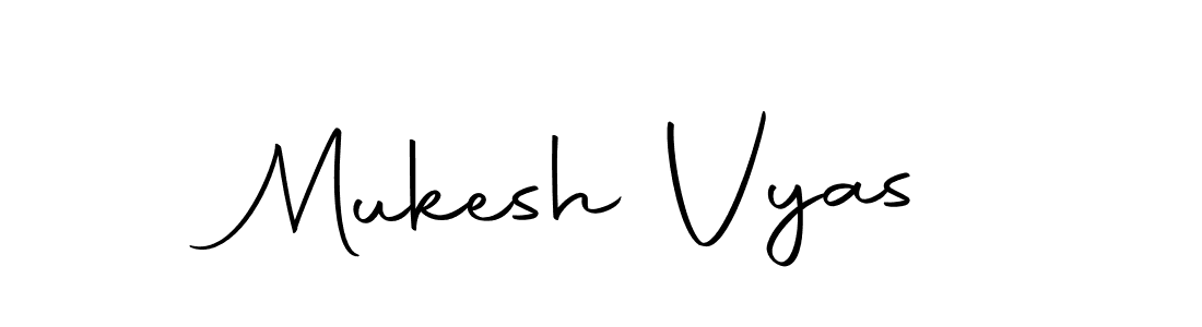 Use a signature maker to create a handwritten signature online. With this signature software, you can design (Autography-DOLnW) your own signature for name Mukesh Vyas. Mukesh Vyas signature style 10 images and pictures png