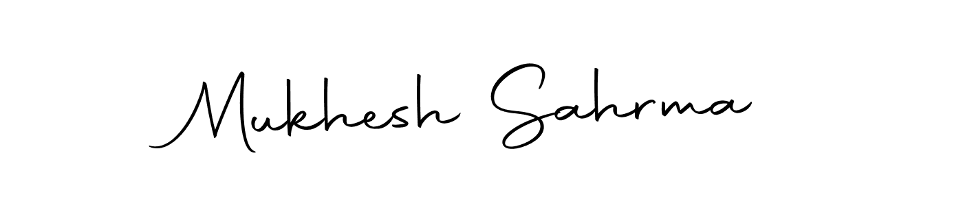 Also we have Mukhesh Sahrma name is the best signature style. Create professional handwritten signature collection using Autography-DOLnW autograph style. Mukhesh Sahrma signature style 10 images and pictures png