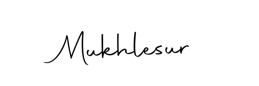 How to make Mukhlesur name signature. Use Autography-DOLnW style for creating short signs online. This is the latest handwritten sign. Mukhlesur signature style 10 images and pictures png