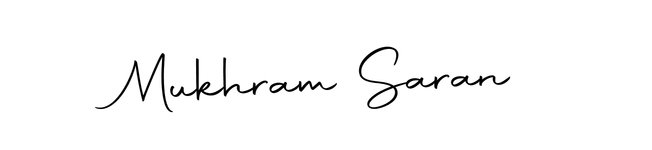 Use a signature maker to create a handwritten signature online. With this signature software, you can design (Autography-DOLnW) your own signature for name Mukhram Saran. Mukhram Saran signature style 10 images and pictures png