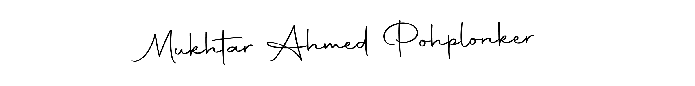 Here are the top 10 professional signature styles for the name Mukhtar Ahmed Pohplonker. These are the best autograph styles you can use for your name. Mukhtar Ahmed Pohplonker signature style 10 images and pictures png