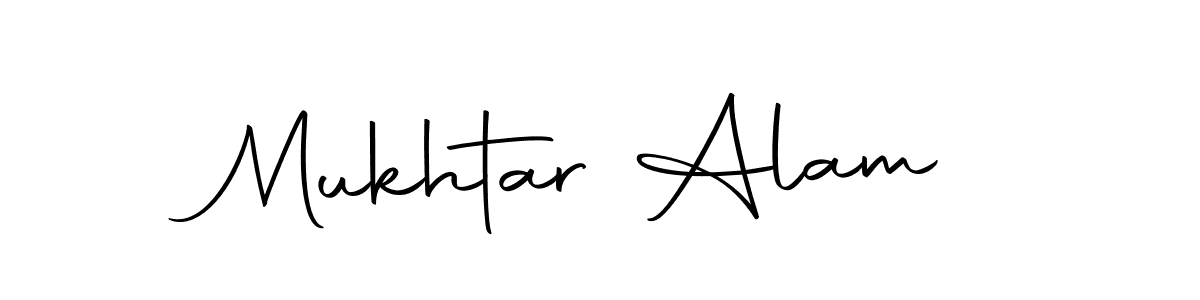 How to make Mukhtar Alam name signature. Use Autography-DOLnW style for creating short signs online. This is the latest handwritten sign. Mukhtar Alam signature style 10 images and pictures png