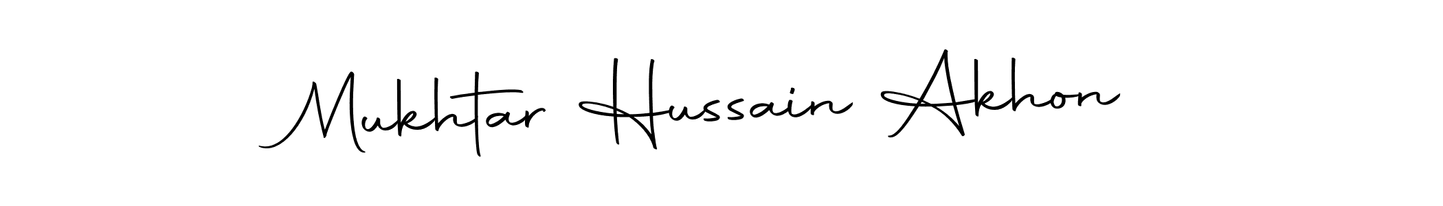 How to make Mukhtar Hussain Akhon signature? Autography-DOLnW is a professional autograph style. Create handwritten signature for Mukhtar Hussain Akhon name. Mukhtar Hussain Akhon signature style 10 images and pictures png