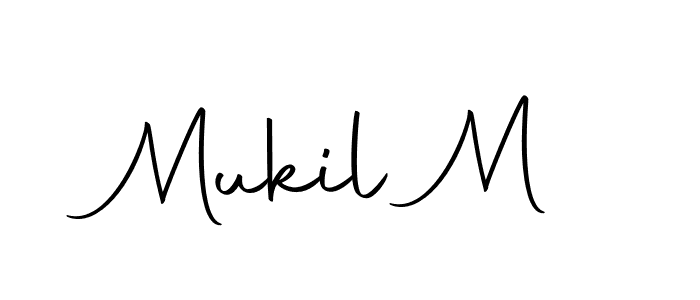 It looks lik you need a new signature style for name Mukil M. Design unique handwritten (Autography-DOLnW) signature with our free signature maker in just a few clicks. Mukil M signature style 10 images and pictures png
