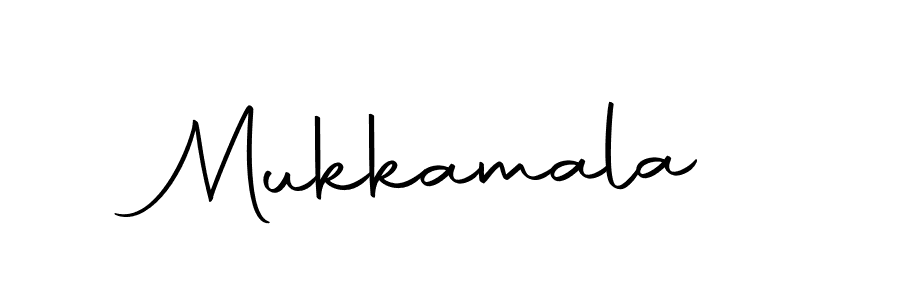 Make a beautiful signature design for name Mukkamala. With this signature (Autography-DOLnW) style, you can create a handwritten signature for free. Mukkamala signature style 10 images and pictures png