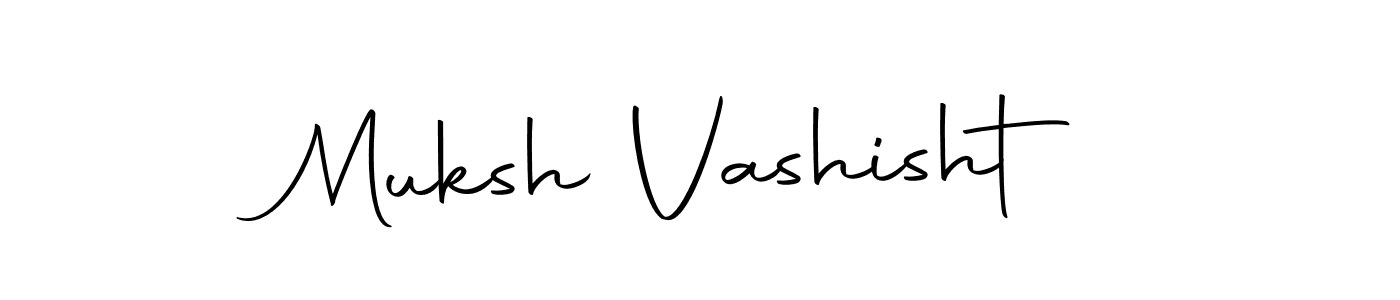 Use a signature maker to create a handwritten signature online. With this signature software, you can design (Autography-DOLnW) your own signature for name Muksh Vashisht. Muksh Vashisht signature style 10 images and pictures png