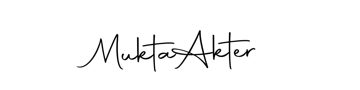 Make a beautiful signature design for name Mukta  Akter. Use this online signature maker to create a handwritten signature for free. Mukta  Akter signature style 10 images and pictures png