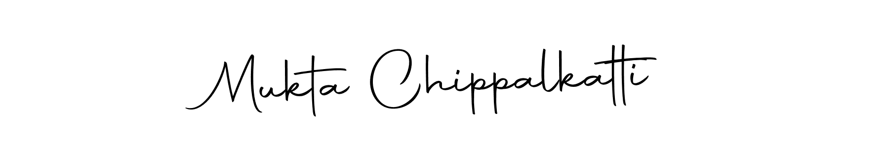 Mukta Chippalkatti stylish signature style. Best Handwritten Sign (Autography-DOLnW) for my name. Handwritten Signature Collection Ideas for my name Mukta Chippalkatti. Mukta Chippalkatti signature style 10 images and pictures png