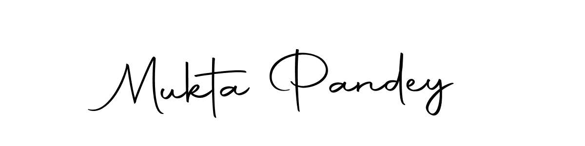 Make a short Mukta Pandey signature style. Manage your documents anywhere anytime using Autography-DOLnW. Create and add eSignatures, submit forms, share and send files easily. Mukta Pandey signature style 10 images and pictures png