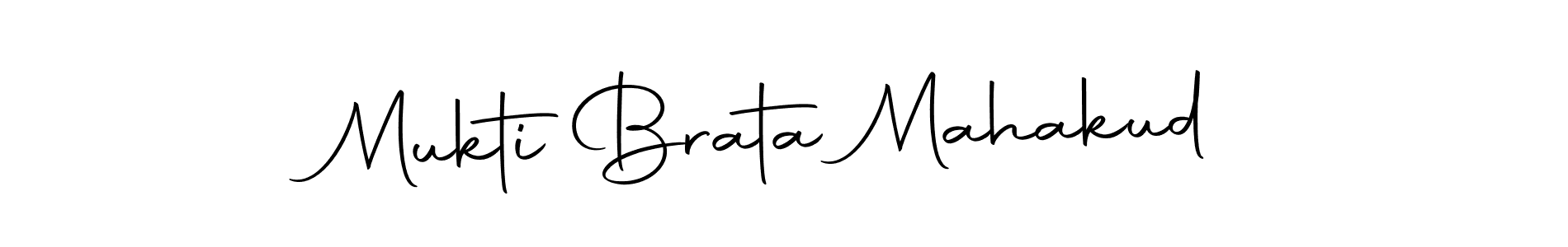 How to make Mukti Brata Mahakud name signature. Use Autography-DOLnW style for creating short signs online. This is the latest handwritten sign. Mukti Brata Mahakud signature style 10 images and pictures png