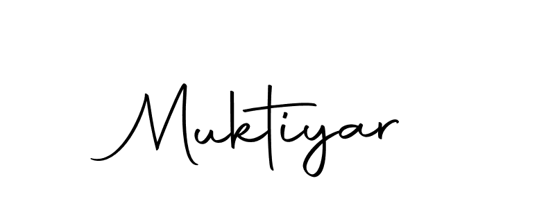 Use a signature maker to create a handwritten signature online. With this signature software, you can design (Autography-DOLnW) your own signature for name Muktiyar. Muktiyar signature style 10 images and pictures png