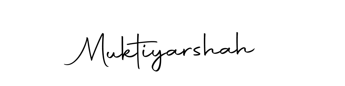 Design your own signature with our free online signature maker. With this signature software, you can create a handwritten (Autography-DOLnW) signature for name Muktiyarshah. Muktiyarshah signature style 10 images and pictures png