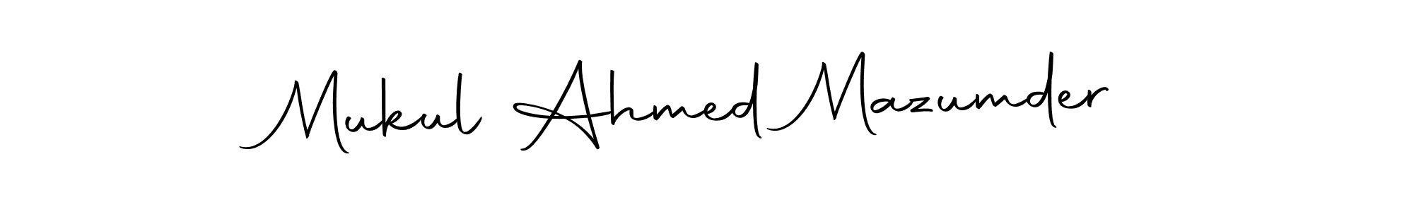 Make a beautiful signature design for name Mukul Ahmed Mazumder. With this signature (Autography-DOLnW) style, you can create a handwritten signature for free. Mukul Ahmed Mazumder signature style 10 images and pictures png