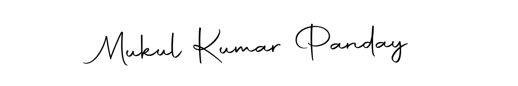 Create a beautiful signature design for name Mukul Kumar Panday. With this signature (Autography-DOLnW) fonts, you can make a handwritten signature for free. Mukul Kumar Panday signature style 10 images and pictures png