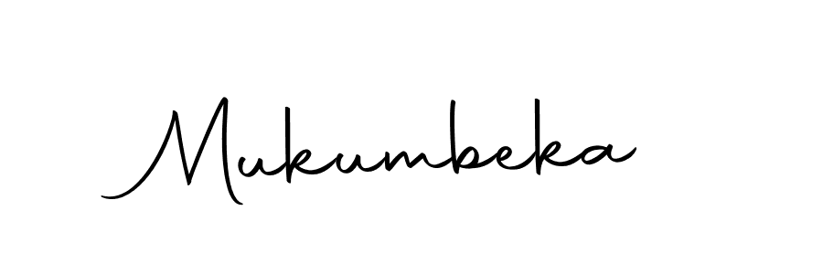 Create a beautiful signature design for name Mukumbeka. With this signature (Autography-DOLnW) fonts, you can make a handwritten signature for free. Mukumbeka signature style 10 images and pictures png