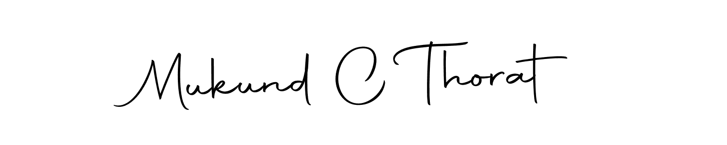 Make a beautiful signature design for name Mukund C Thorat. Use this online signature maker to create a handwritten signature for free. Mukund C Thorat signature style 10 images and pictures png