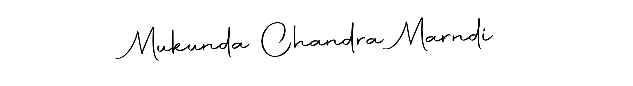 Design your own signature with our free online signature maker. With this signature software, you can create a handwritten (Autography-DOLnW) signature for name Mukunda Chandra Marndi. Mukunda Chandra Marndi signature style 10 images and pictures png