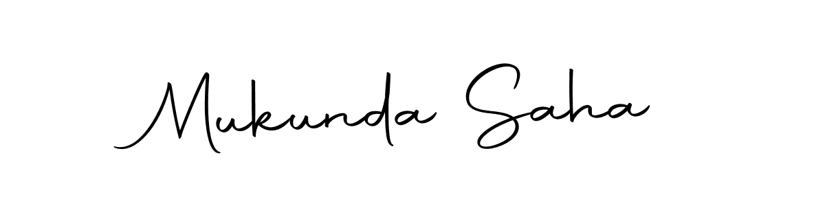 Make a short Mukunda Saha signature style. Manage your documents anywhere anytime using Autography-DOLnW. Create and add eSignatures, submit forms, share and send files easily. Mukunda Saha signature style 10 images and pictures png