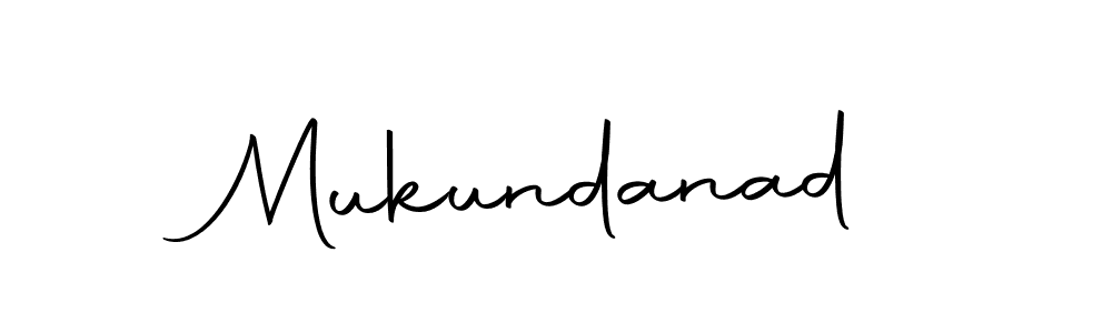 Make a beautiful signature design for name Mukundanad. With this signature (Autography-DOLnW) style, you can create a handwritten signature for free. Mukundanad signature style 10 images and pictures png