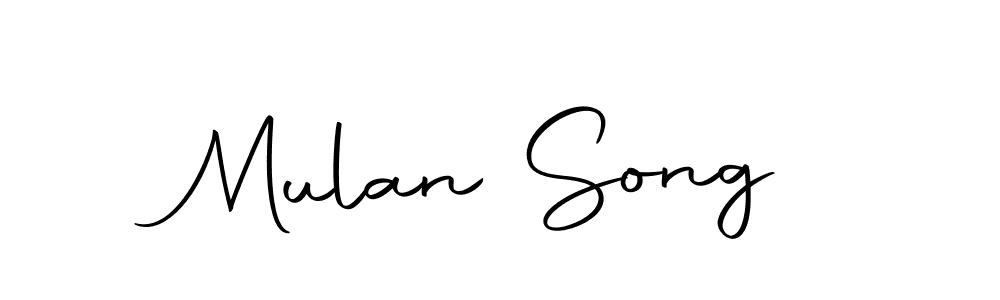 Check out images of Autograph of Mulan Song name. Actor Mulan Song Signature Style. Autography-DOLnW is a professional sign style online. Mulan Song signature style 10 images and pictures png