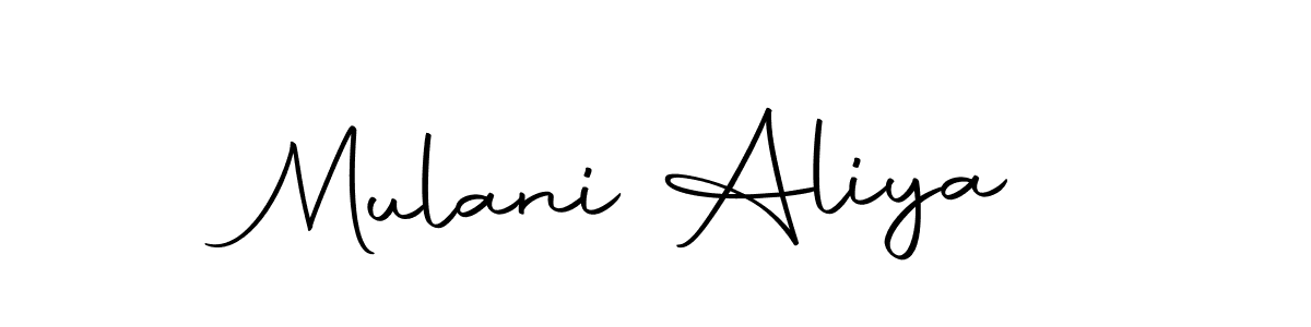 You can use this online signature creator to create a handwritten signature for the name Mulani Aliya. This is the best online autograph maker. Mulani Aliya signature style 10 images and pictures png