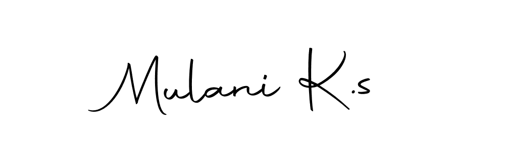 Similarly Autography-DOLnW is the best handwritten signature design. Signature creator online .You can use it as an online autograph creator for name Mulani K.s. Mulani K.s signature style 10 images and pictures png