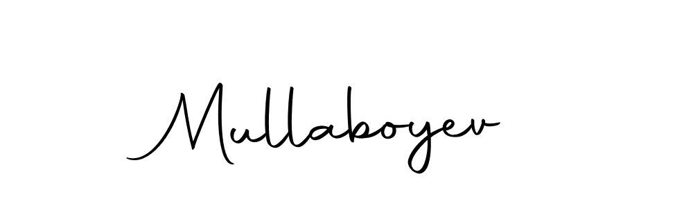 How to make Mullaboyev signature? Autography-DOLnW is a professional autograph style. Create handwritten signature for Mullaboyev name. Mullaboyev signature style 10 images and pictures png