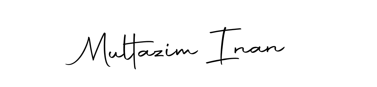 Multazim Inan stylish signature style. Best Handwritten Sign (Autography-DOLnW) for my name. Handwritten Signature Collection Ideas for my name Multazim Inan. Multazim Inan signature style 10 images and pictures png