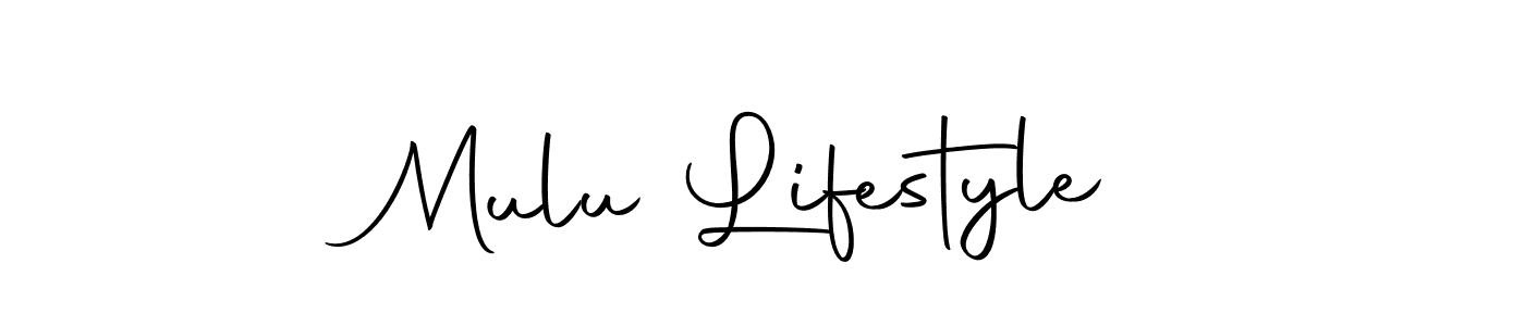 How to make Mulu Lifestyle signature? Autography-DOLnW is a professional autograph style. Create handwritten signature for Mulu Lifestyle name. Mulu Lifestyle signature style 10 images and pictures png