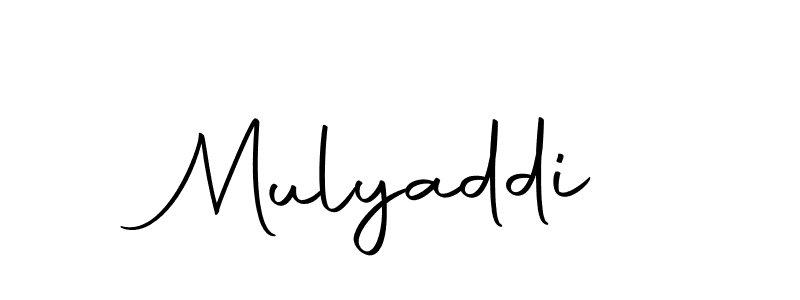 How to make Mulyaddi signature? Autography-DOLnW is a professional autograph style. Create handwritten signature for Mulyaddi name. Mulyaddi signature style 10 images and pictures png
