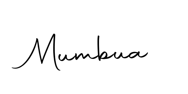 Design your own signature with our free online signature maker. With this signature software, you can create a handwritten (Autography-DOLnW) signature for name Mumbua. Mumbua signature style 10 images and pictures png