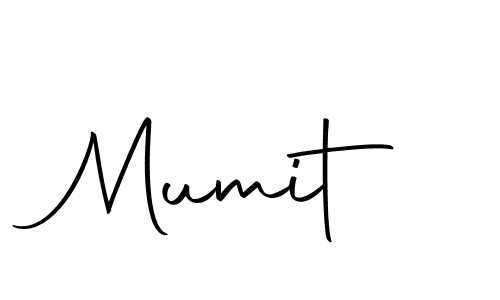 Make a beautiful signature design for name Mumit. With this signature (Autography-DOLnW) style, you can create a handwritten signature for free. Mumit signature style 10 images and pictures png
