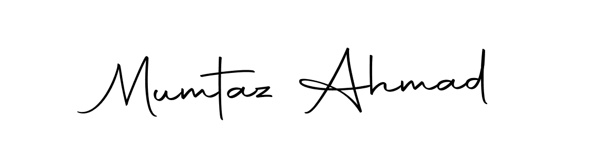 Create a beautiful signature design for name Mumtaz Ahmad. With this signature (Autography-DOLnW) fonts, you can make a handwritten signature for free. Mumtaz Ahmad signature style 10 images and pictures png