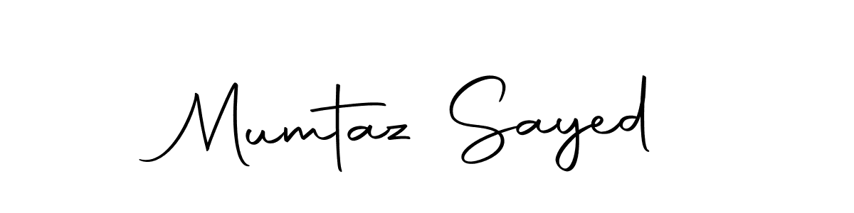 Design your own signature with our free online signature maker. With this signature software, you can create a handwritten (Autography-DOLnW) signature for name Mumtaz Sayed. Mumtaz Sayed signature style 10 images and pictures png