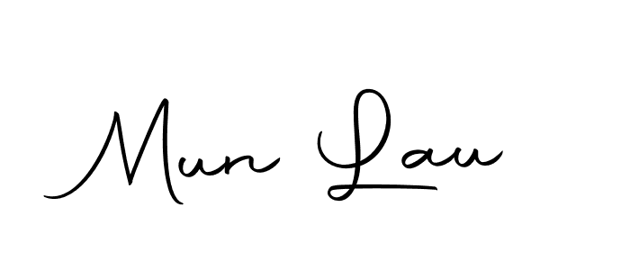 How to make Mun Lau signature? Autography-DOLnW is a professional autograph style. Create handwritten signature for Mun Lau name. Mun Lau signature style 10 images and pictures png