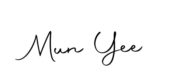 Use a signature maker to create a handwritten signature online. With this signature software, you can design (Autography-DOLnW) your own signature for name Mun Yee. Mun Yee signature style 10 images and pictures png