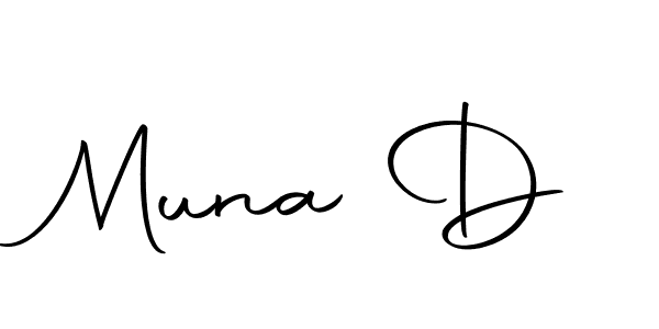 Muna D stylish signature style. Best Handwritten Sign (Autography-DOLnW) for my name. Handwritten Signature Collection Ideas for my name Muna D. Muna D signature style 10 images and pictures png