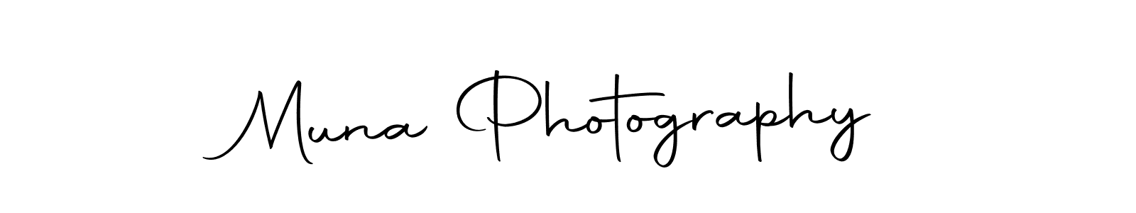 Use a signature maker to create a handwritten signature online. With this signature software, you can design (Autography-DOLnW) your own signature for name Muna Photography. Muna Photography signature style 10 images and pictures png