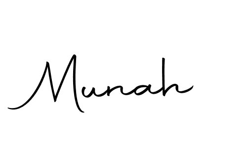 Also we have Munah name is the best signature style. Create professional handwritten signature collection using Autography-DOLnW autograph style. Munah signature style 10 images and pictures png