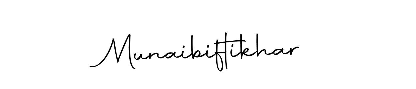 Create a beautiful signature design for name Munaibiftikhar. With this signature (Autography-DOLnW) fonts, you can make a handwritten signature for free. Munaibiftikhar signature style 10 images and pictures png