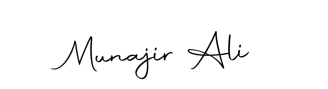 How to make Munajir Ali name signature. Use Autography-DOLnW style for creating short signs online. This is the latest handwritten sign. Munajir Ali signature style 10 images and pictures png