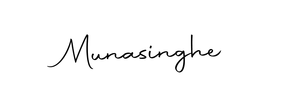 Make a beautiful signature design for name Munasinghe. With this signature (Autography-DOLnW) style, you can create a handwritten signature for free. Munasinghe signature style 10 images and pictures png