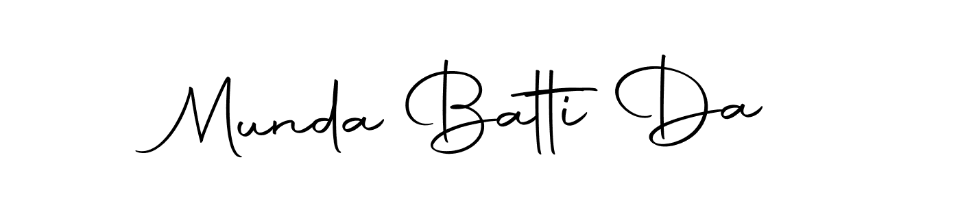 Munda Batti Da stylish signature style. Best Handwritten Sign (Autography-DOLnW) for my name. Handwritten Signature Collection Ideas for my name Munda Batti Da. Munda Batti Da signature style 10 images and pictures png