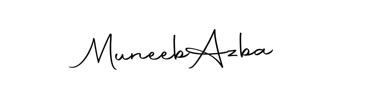 Also You can easily find your signature by using the search form. We will create Muneeb  Azba name handwritten signature images for you free of cost using Autography-DOLnW sign style. Muneeb  Azba signature style 10 images and pictures png