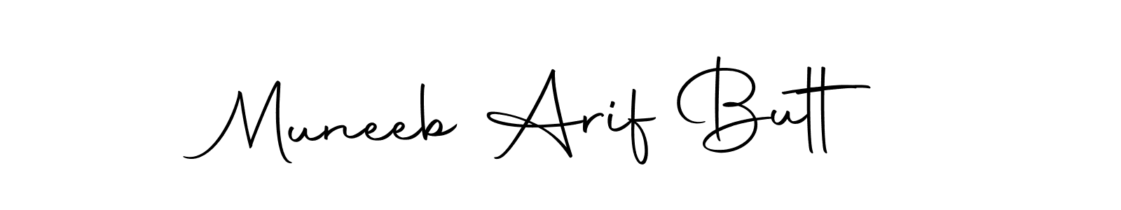 You should practise on your own different ways (Autography-DOLnW) to write your name (Muneeb Arif Butt) in signature. don't let someone else do it for you. Muneeb Arif Butt signature style 10 images and pictures png