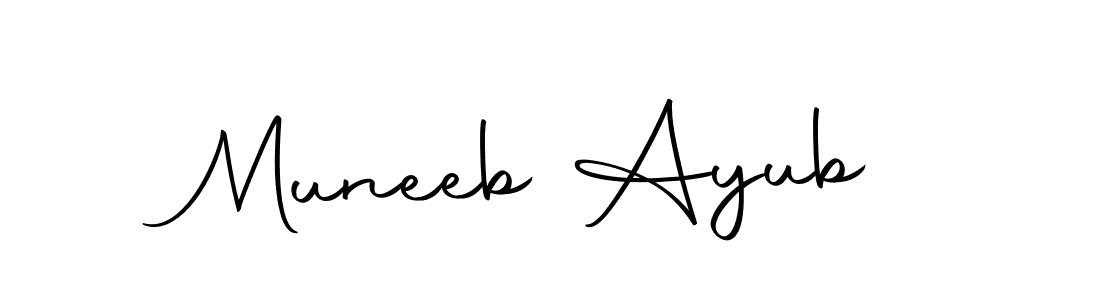 Similarly Autography-DOLnW is the best handwritten signature design. Signature creator online .You can use it as an online autograph creator for name Muneeb Ayub. Muneeb Ayub signature style 10 images and pictures png